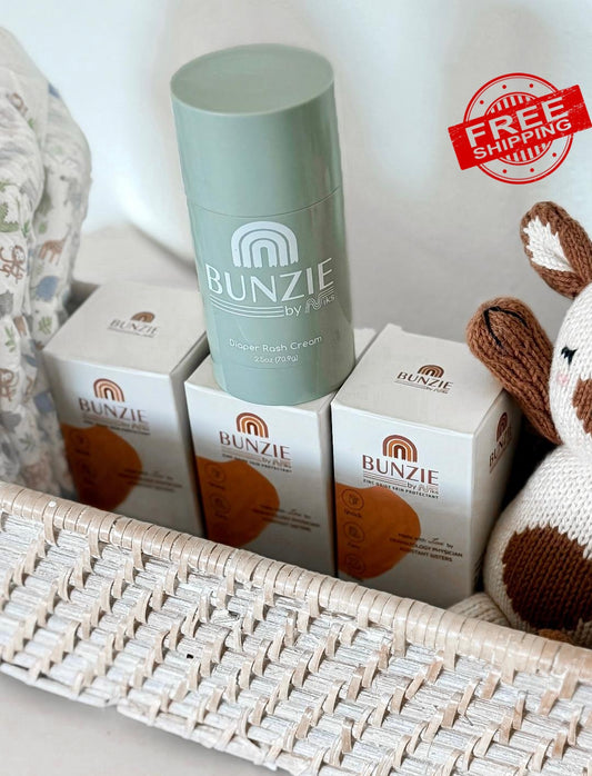3 Pack Bundle - BUNZIE Diaper Rash Cream and Applicator